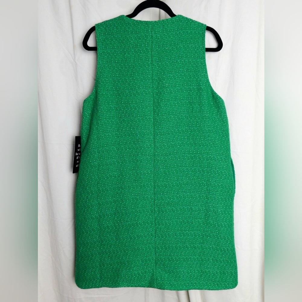 NWT Emerald Green Tweed Bianca Dress Size XL  by Pomander Place - Picture 4 of 10
